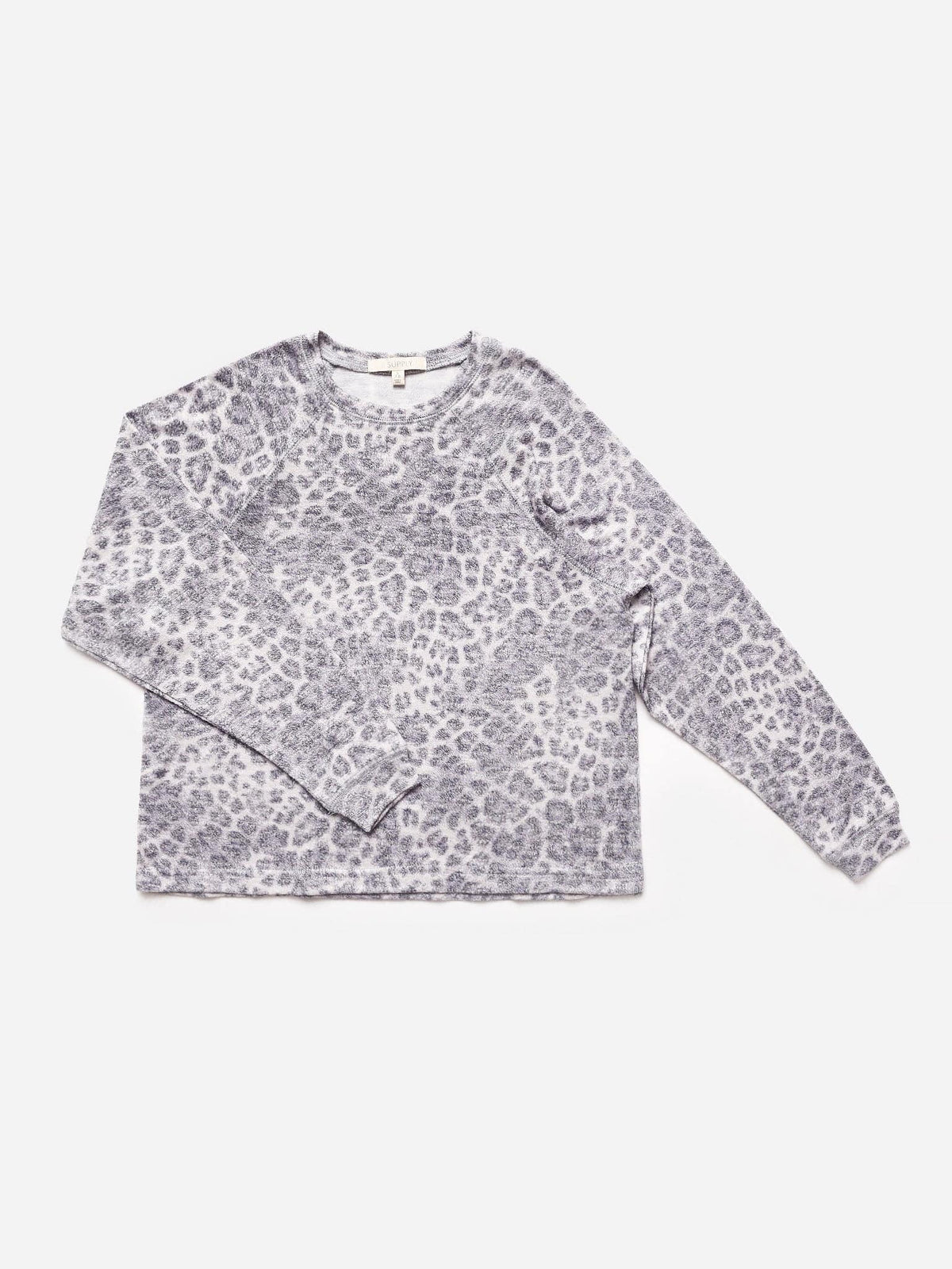 Z Supply Girls' Carson Leopard Top - Saint Bernard