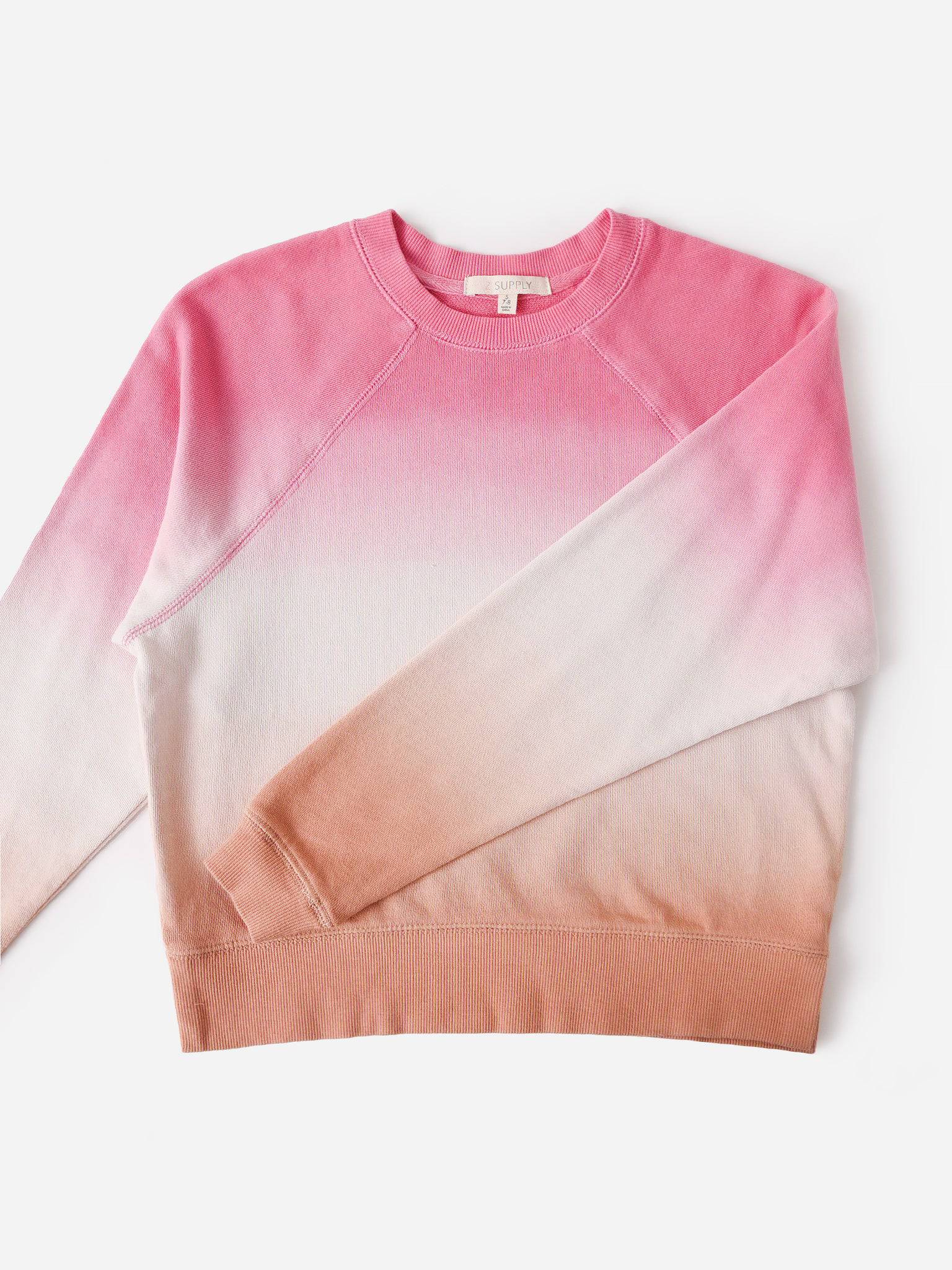 Z Supply Girls' Jonah Sunset Sweatshirt - Saint Bernard