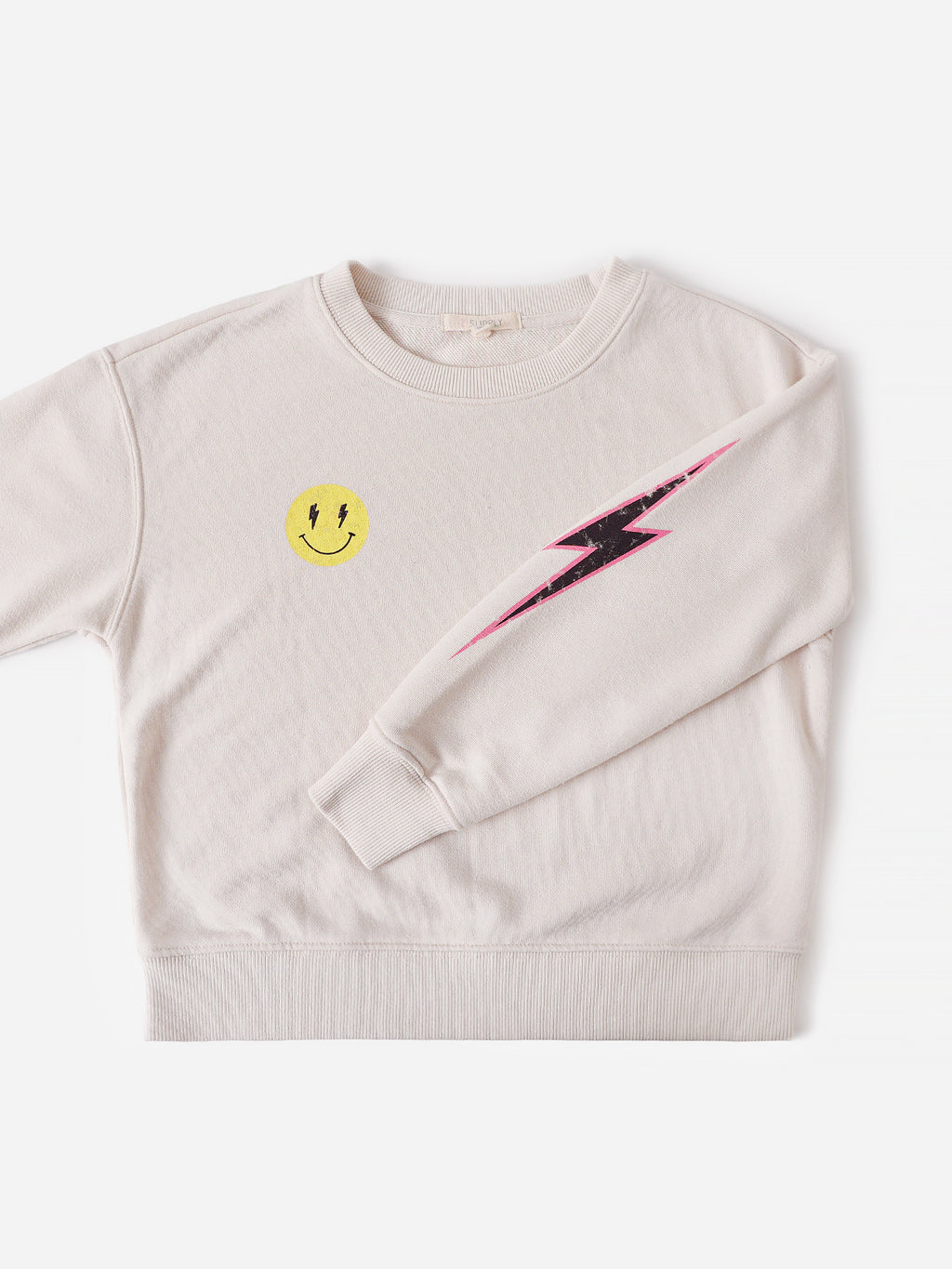 Z Supply Girls' Noa Graphic Sweatshirt - Saint Bernard