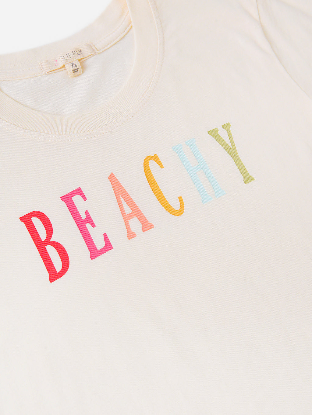 Z Supply Girls' Coastal Beachy Tee - Saint Bernard