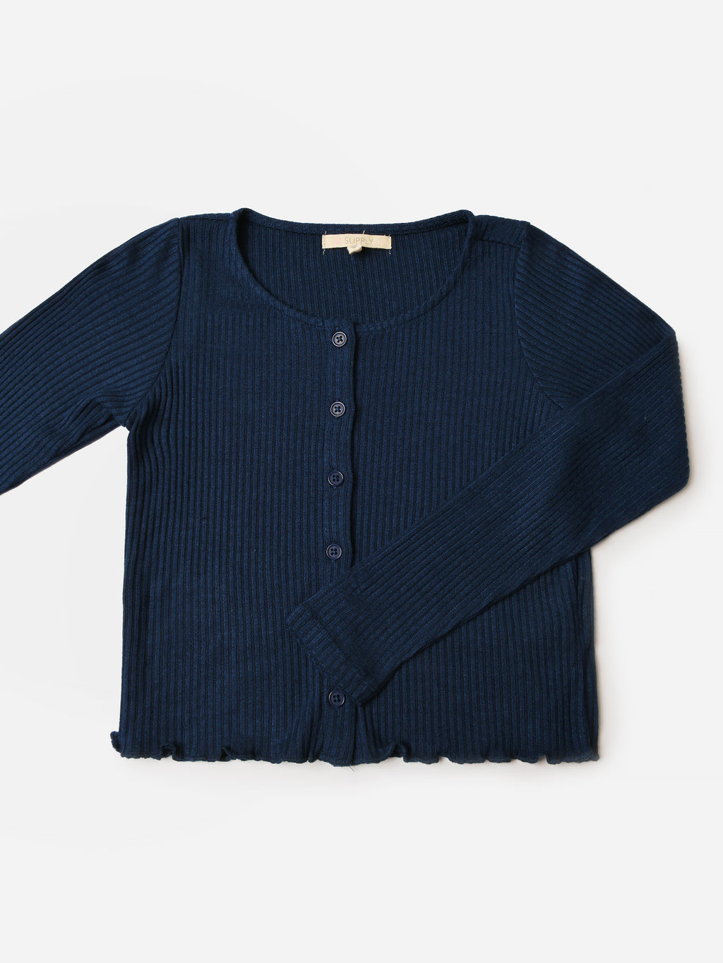 Z Supply Girls' April Rib Top - Saint Bernard