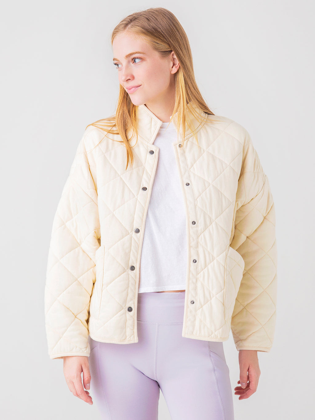 Z Supply Women's Maya Quilted Jacket - Saint Bernard