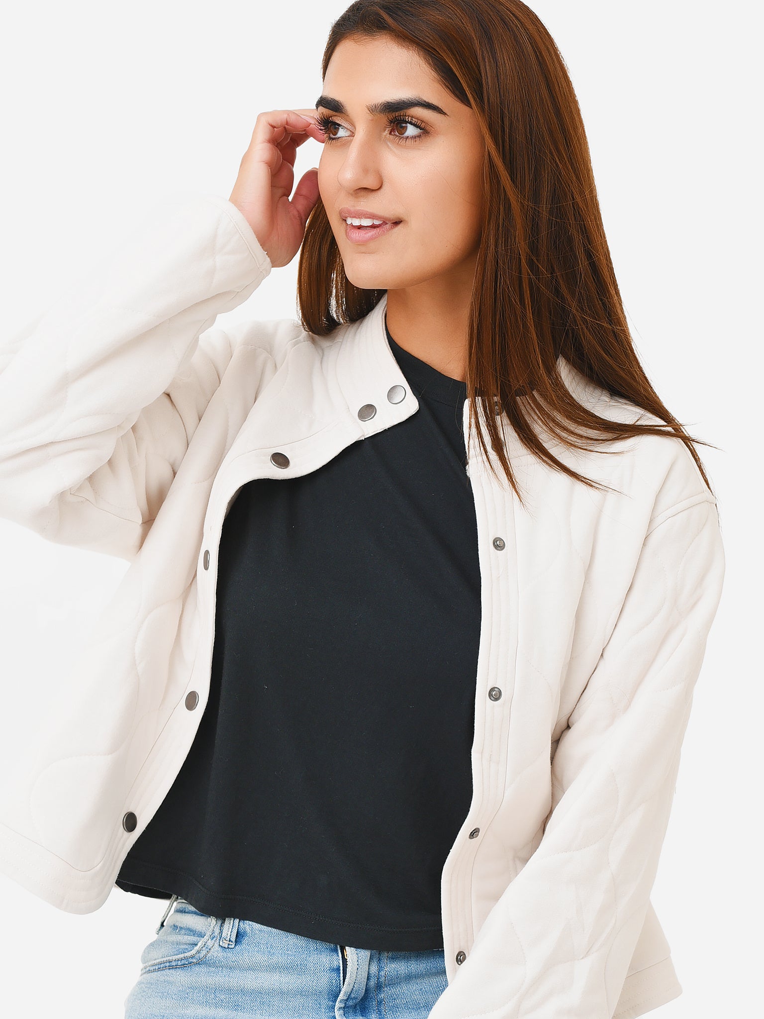 Z Supply Women's Redwood Quilted Jacket - Saint Bernard