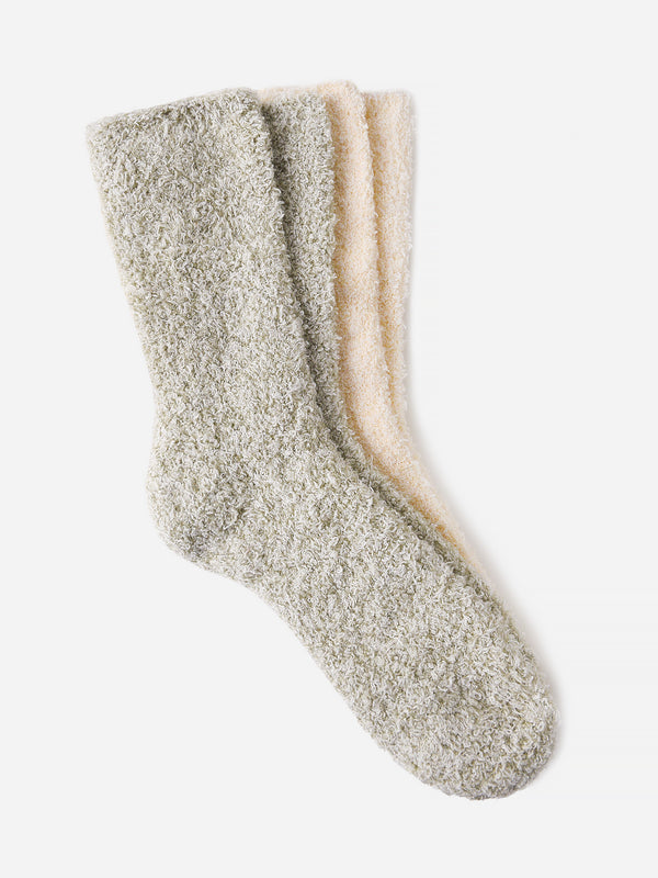 Z Supply 2 Pack Plush Socks - Saint Bernard