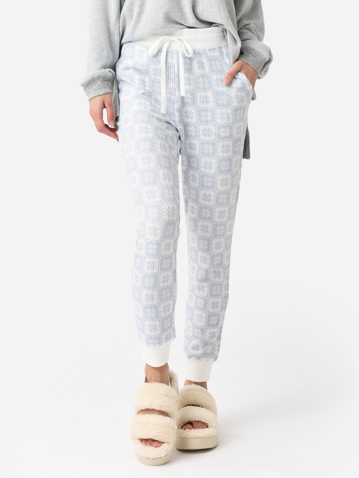 Z Supply Women's Comfy Fair Isle Jogger - Saint Bernard