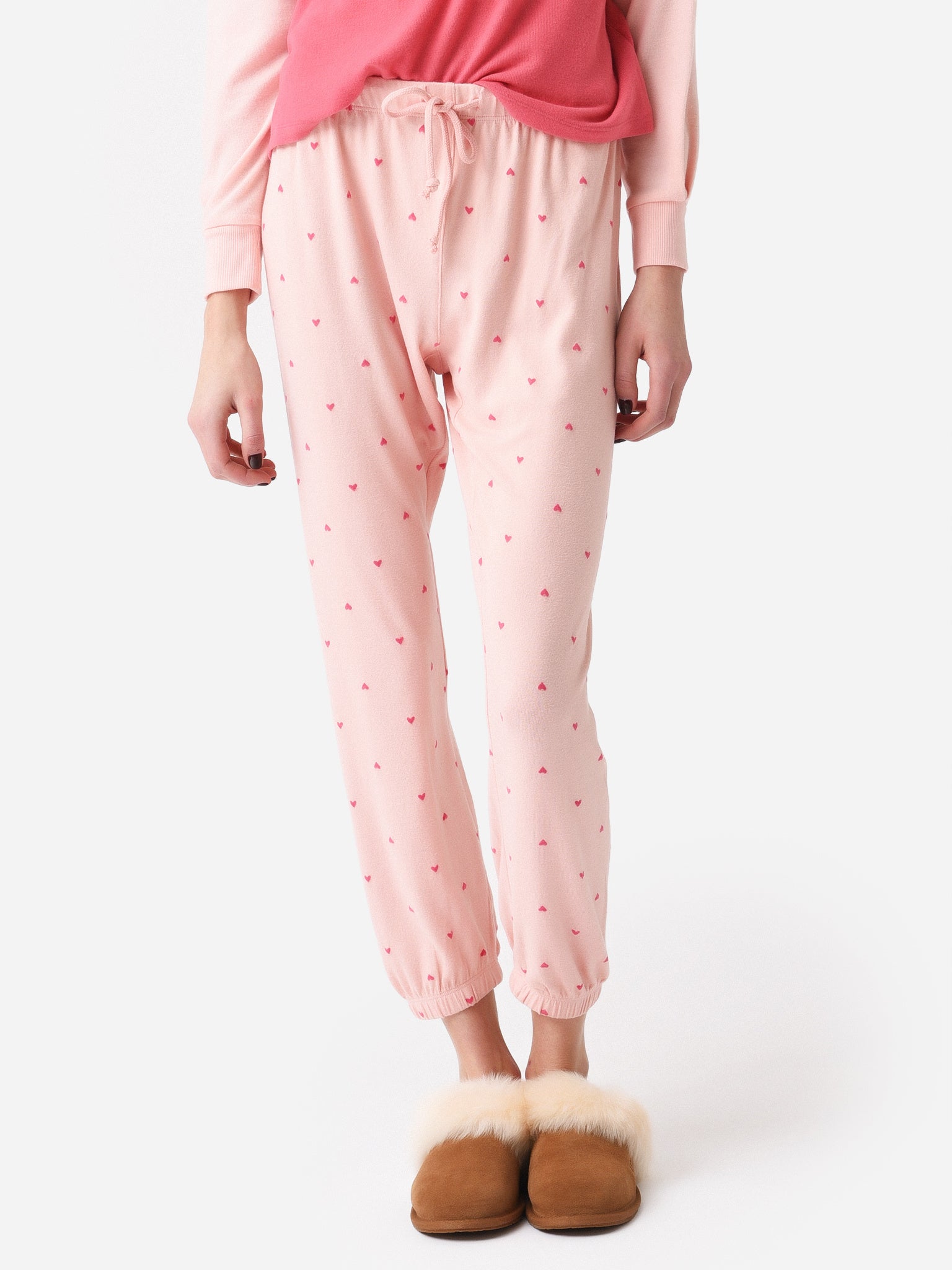 Z Supply Women's Classic Heart Jogger - Saint Bernard