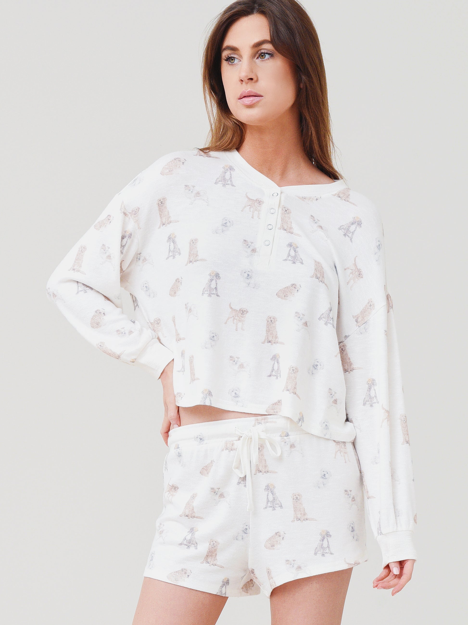 Z Supply Women's Mia Dog Short Saint Bernard - Main Image