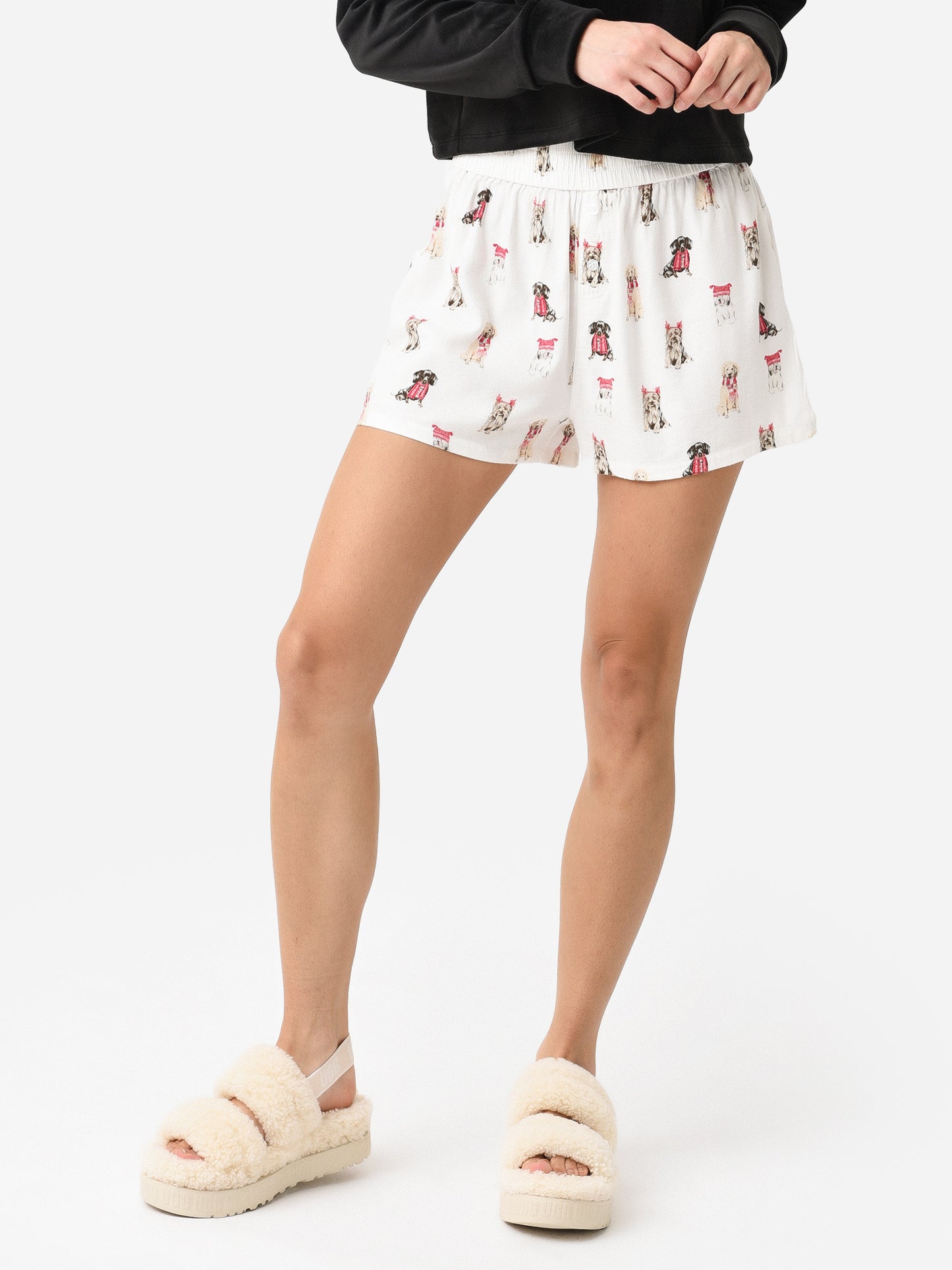 Z Supply Women's Co-Ed Pup Boxer - Saint Bernard