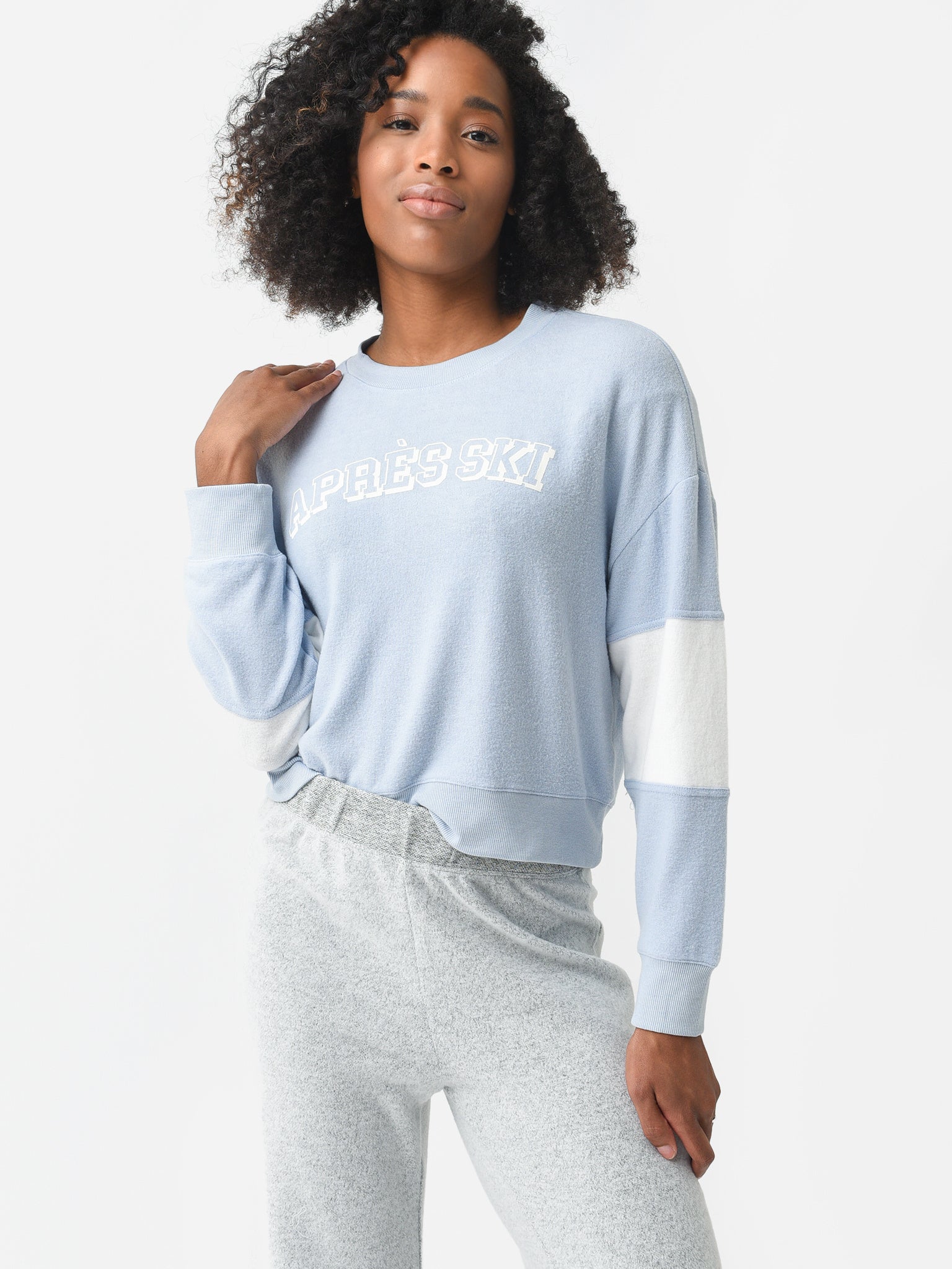 Z Supply Women's Elle Aprés Ski Long Sleeve Top - Saint Bernard