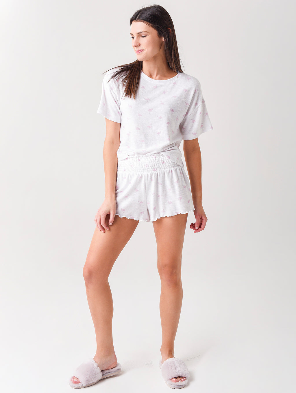 Z Supply Women's Sundaze Flamingo Lounge Set - Saint Bernard