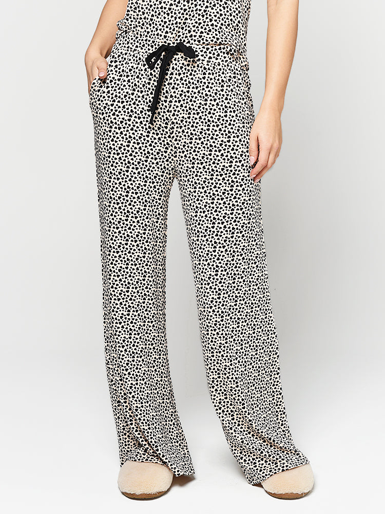 Z Supply The Mini Heart Wide Leg Pant - Saint Bernard