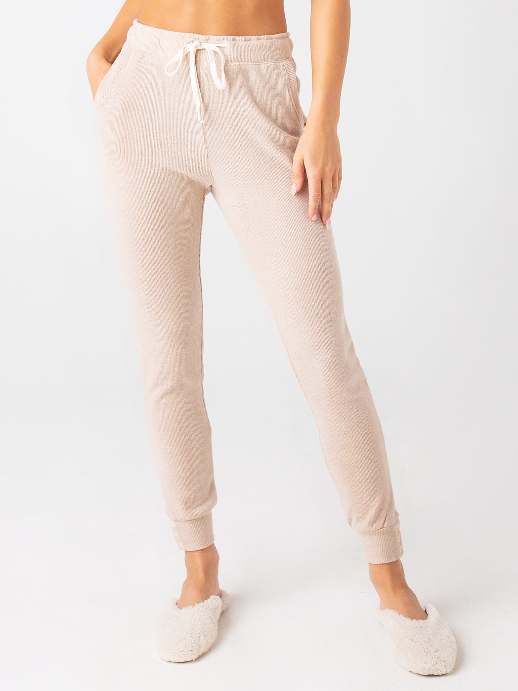 Z Supply Women's Homey Rib Jogger - Saint Bernard