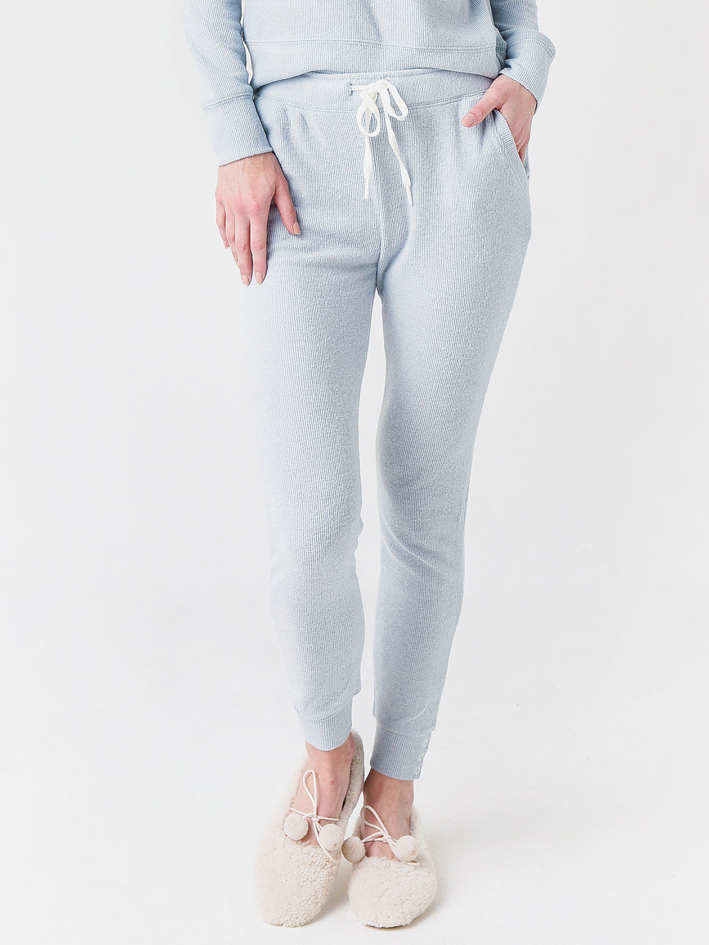 Z Supply Women's Homey Rib Jogger - Saint Bernard