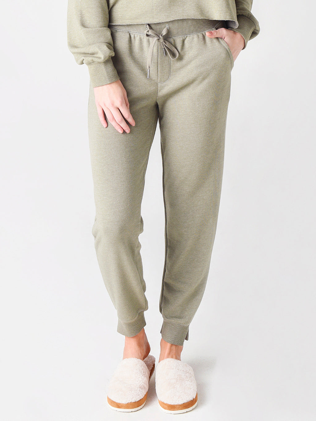 Z Supply Women's Cypress Loop Terry Jogger - Saint Bernard