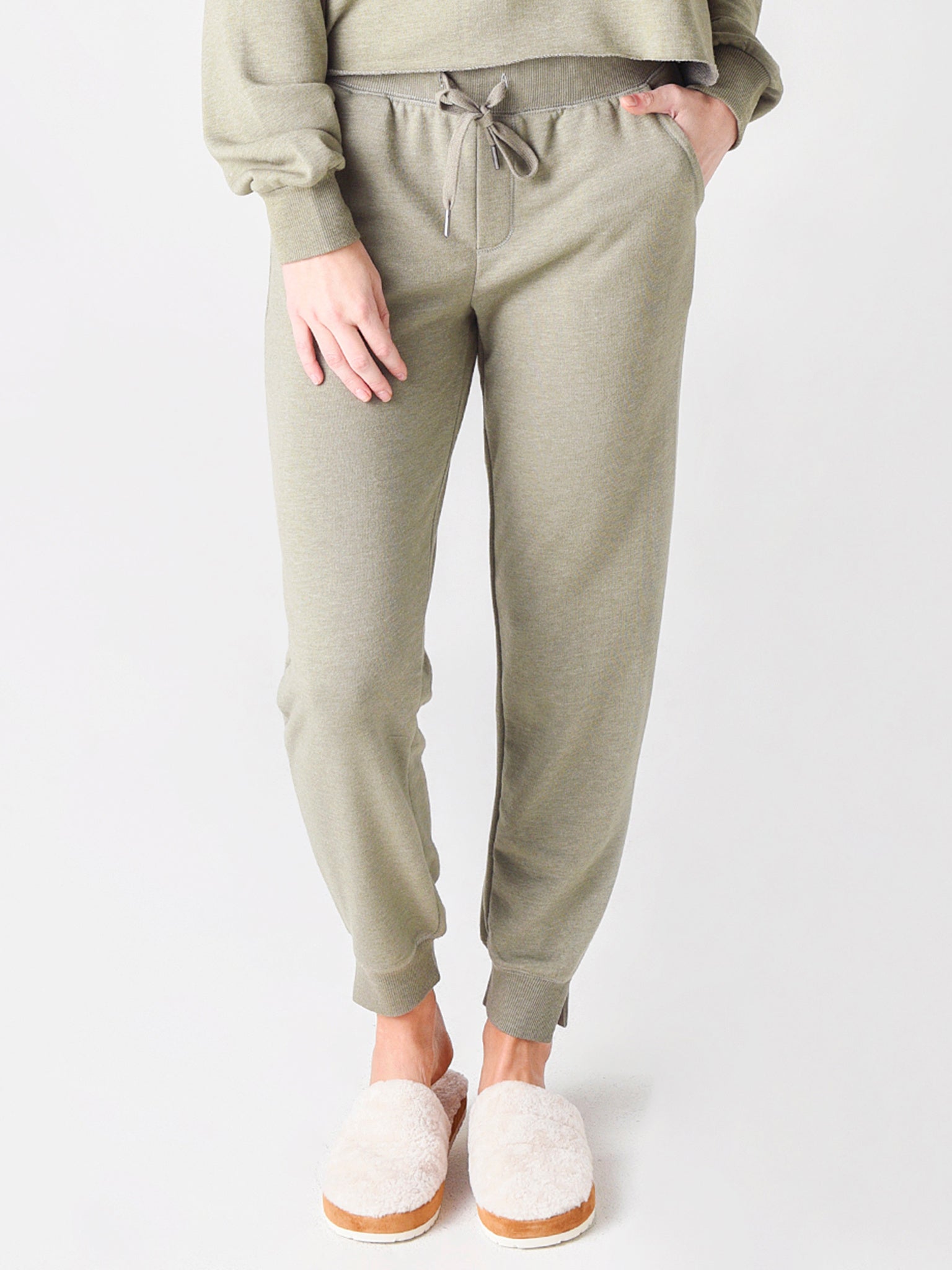Z Supply Women's Cypress Loop Terry Jogger - Saint Bernard
