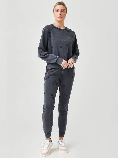 Z Supply Women's Goldie Embroidered Star Jogger