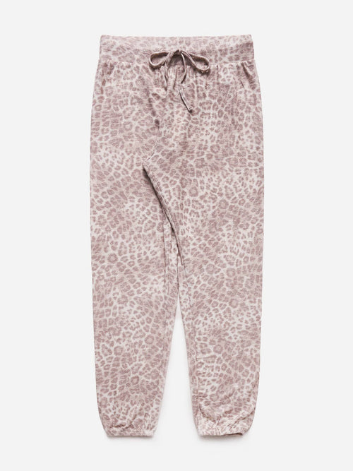 Z Supply Women's Rover Leopard Sweater Jogger