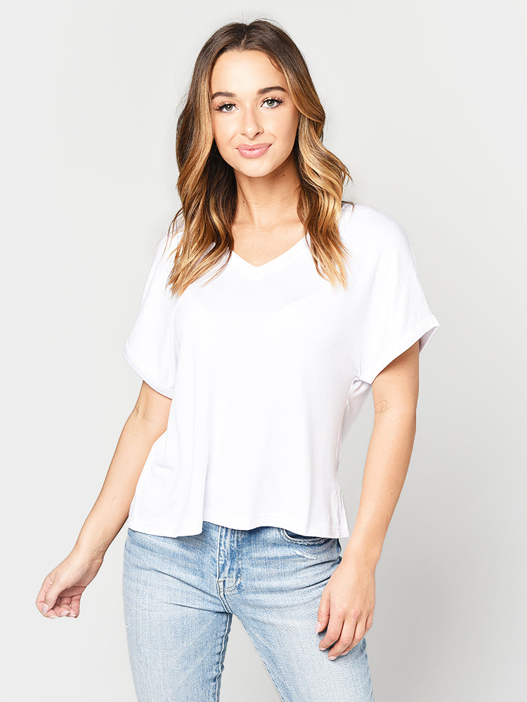 Z Supply The Alda Dolman Tee - Saint Bernard