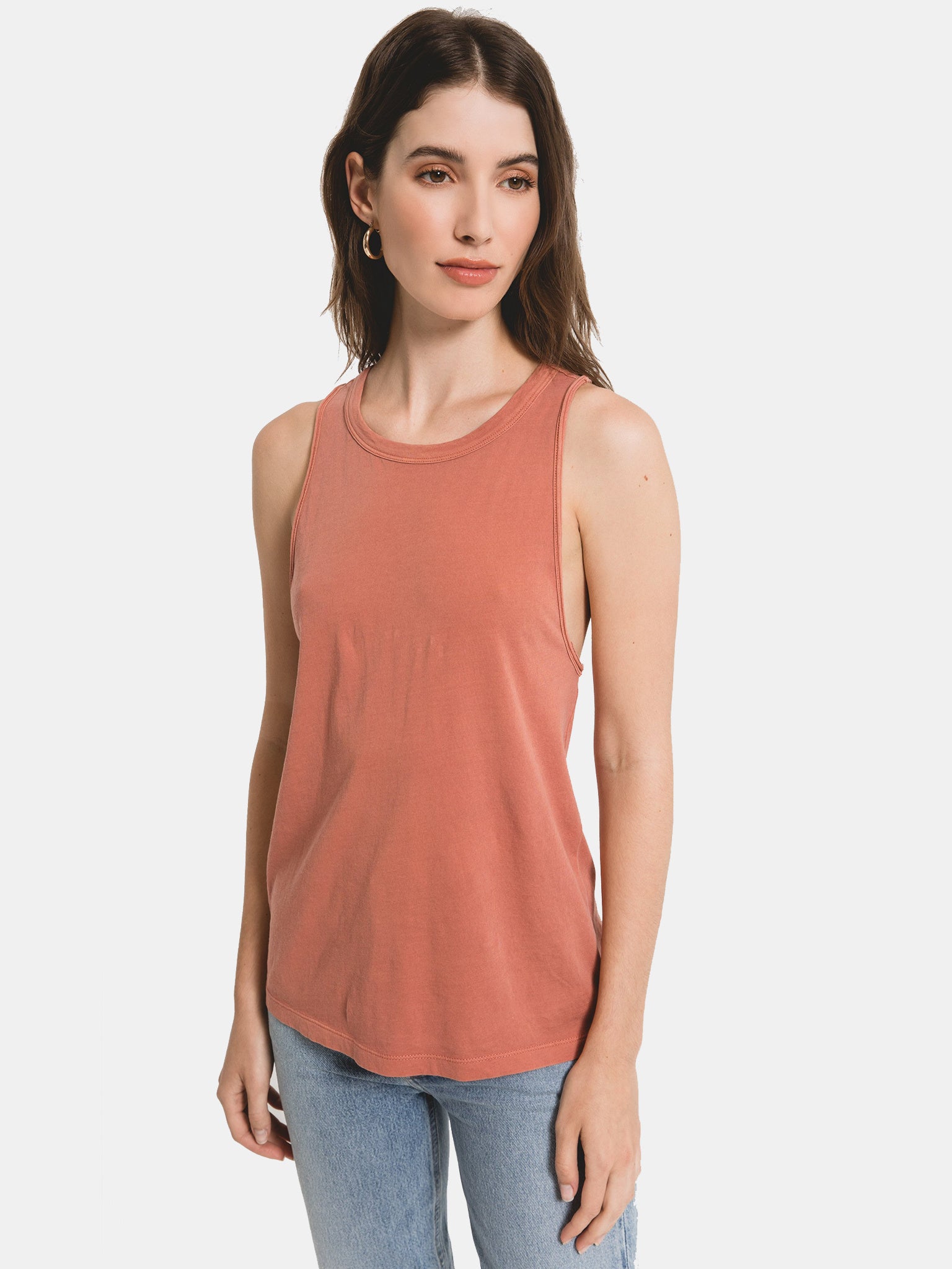 Z Supply Women's The Organic Cotton Muscle Tank - Saint Bernard