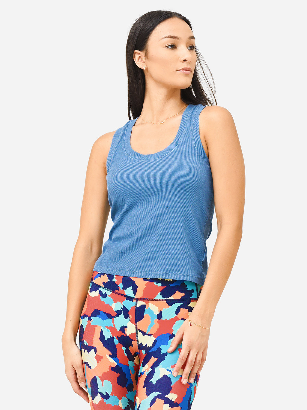 Z Supply Women's Sirena Rib Tank Top - Saint Bernard