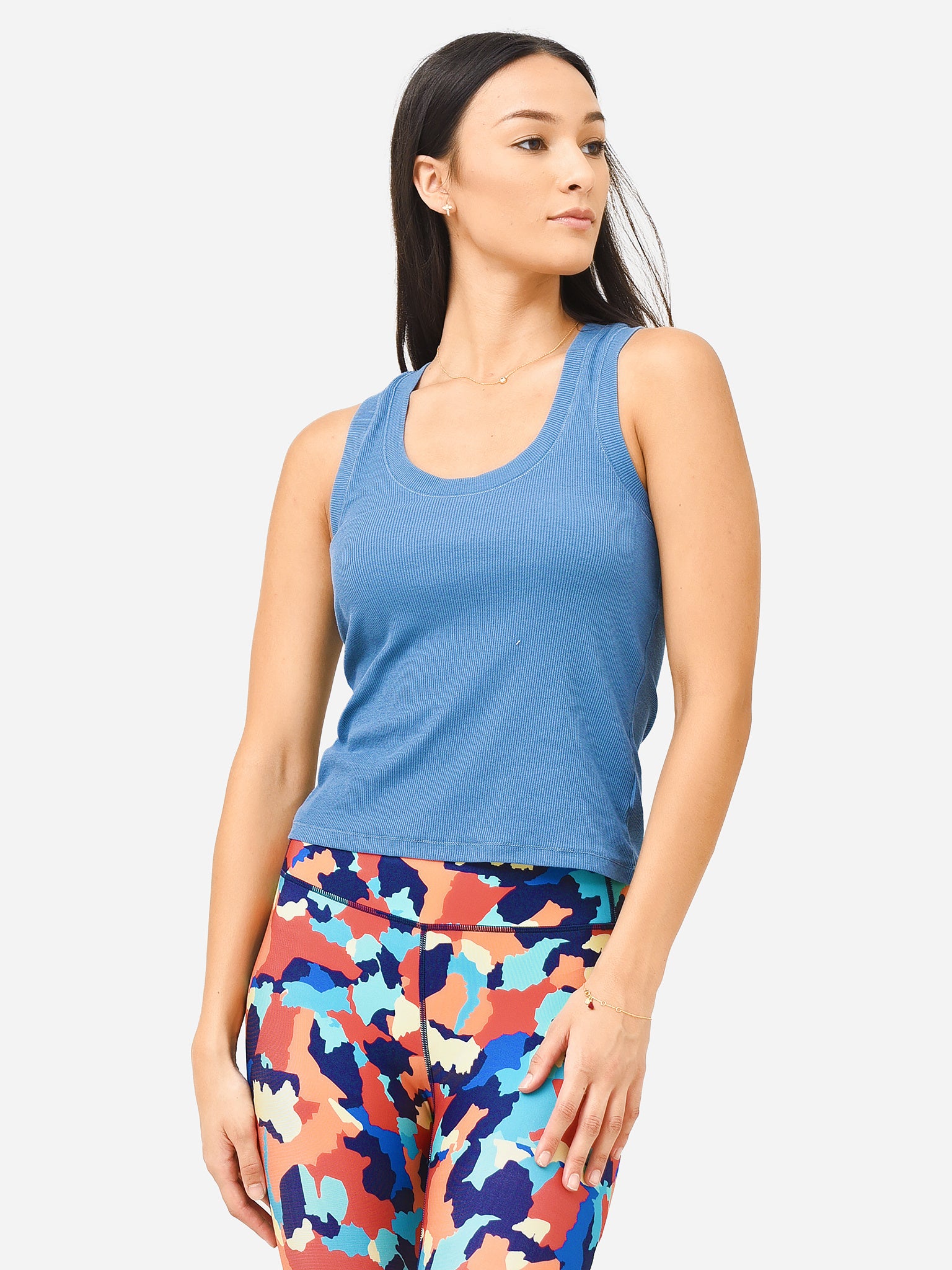 Z Supply Women's Sirena Rib Tank Top - Saint Bernard