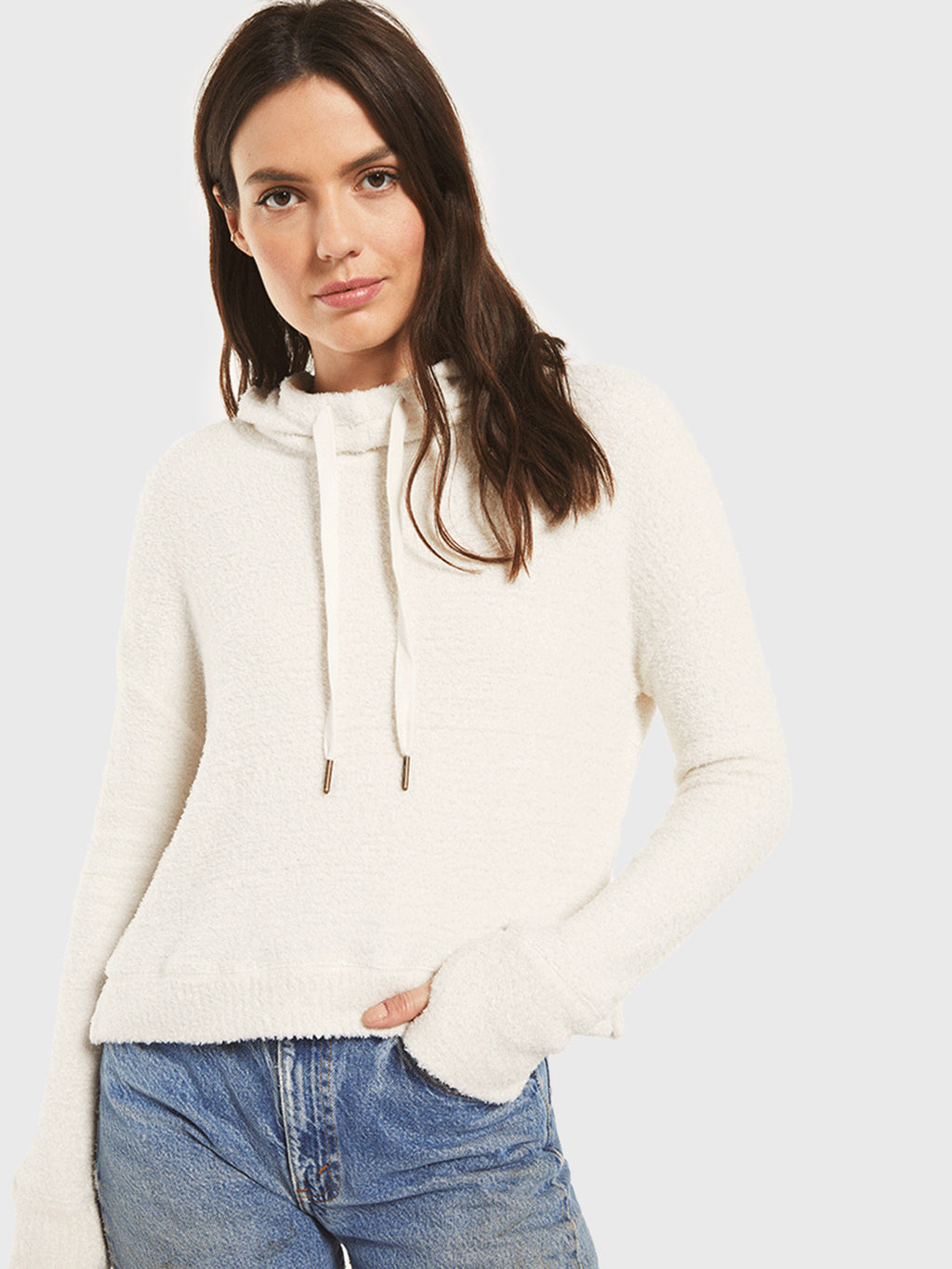 Z Supply Women's Kacey Feather Hoodie - Saint Bernard