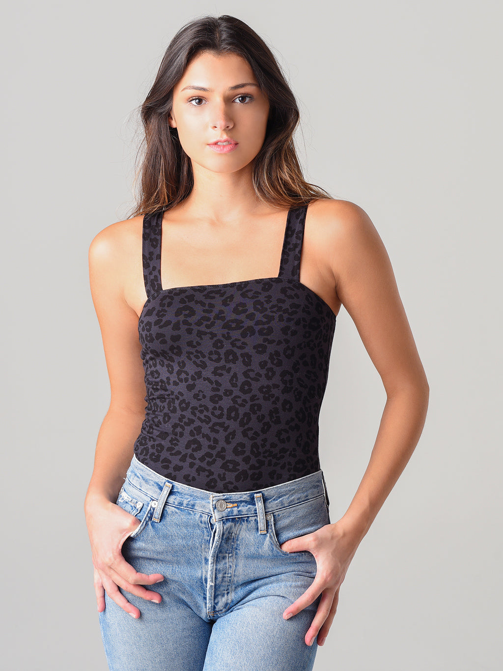 Z Supply Women's Karina Leopard Bodysuit - Saint Bernard