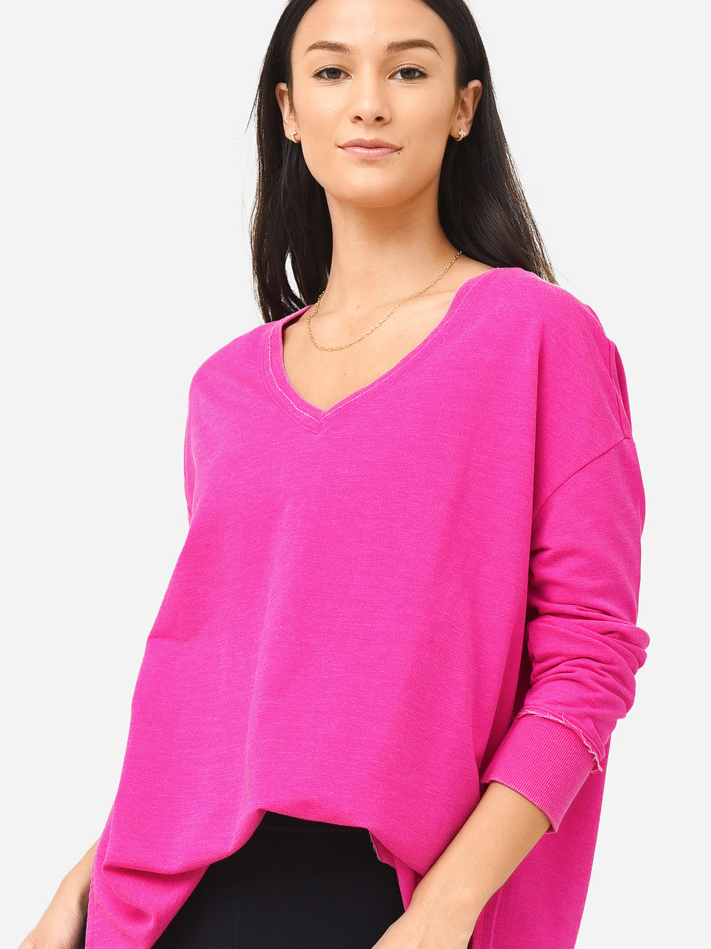 Z Supply Women's V-Neck Weekender Top - Saint Bernard