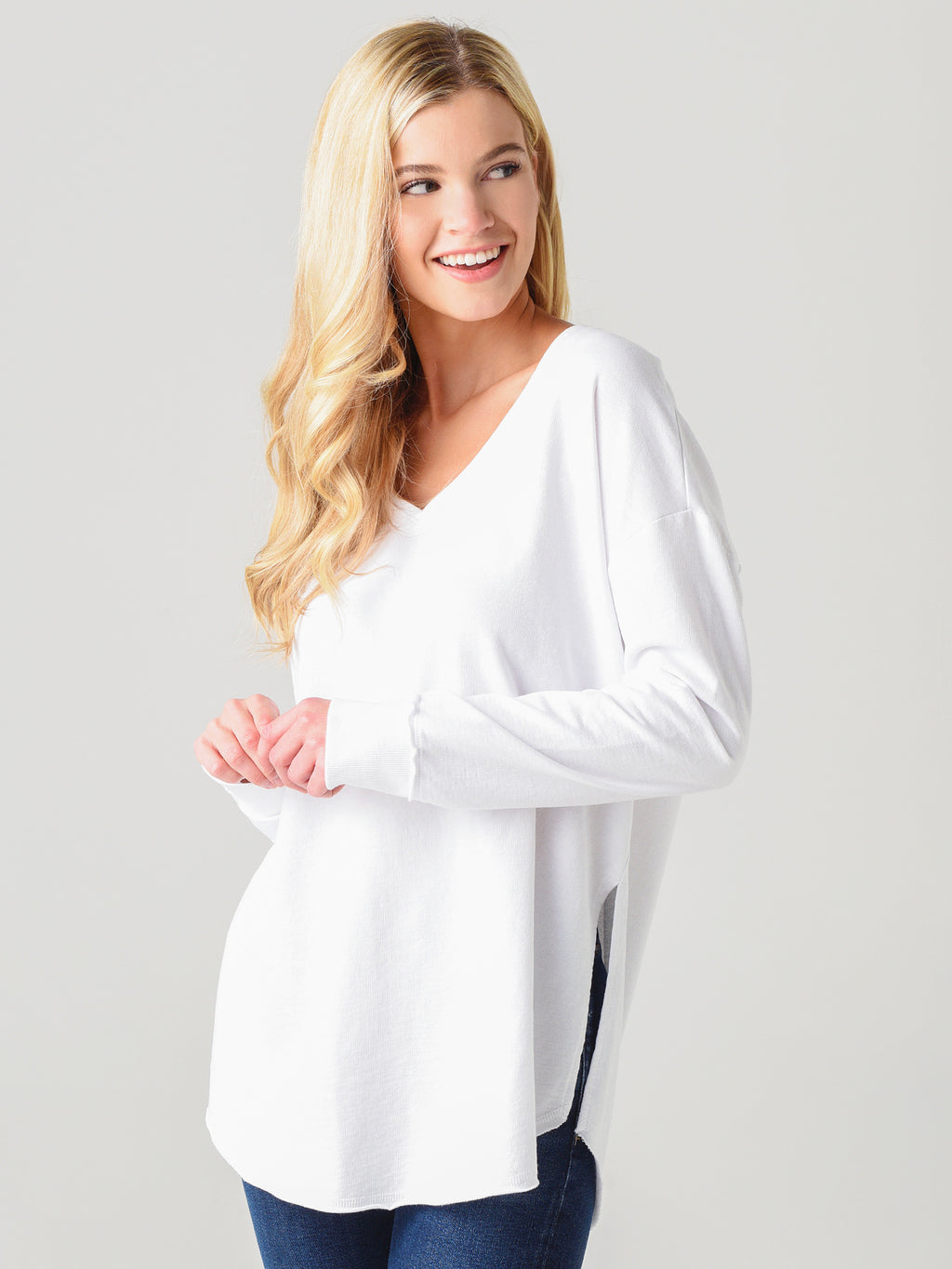 Z Supply Women's V-Neck Weekender Top - Saint Bernard