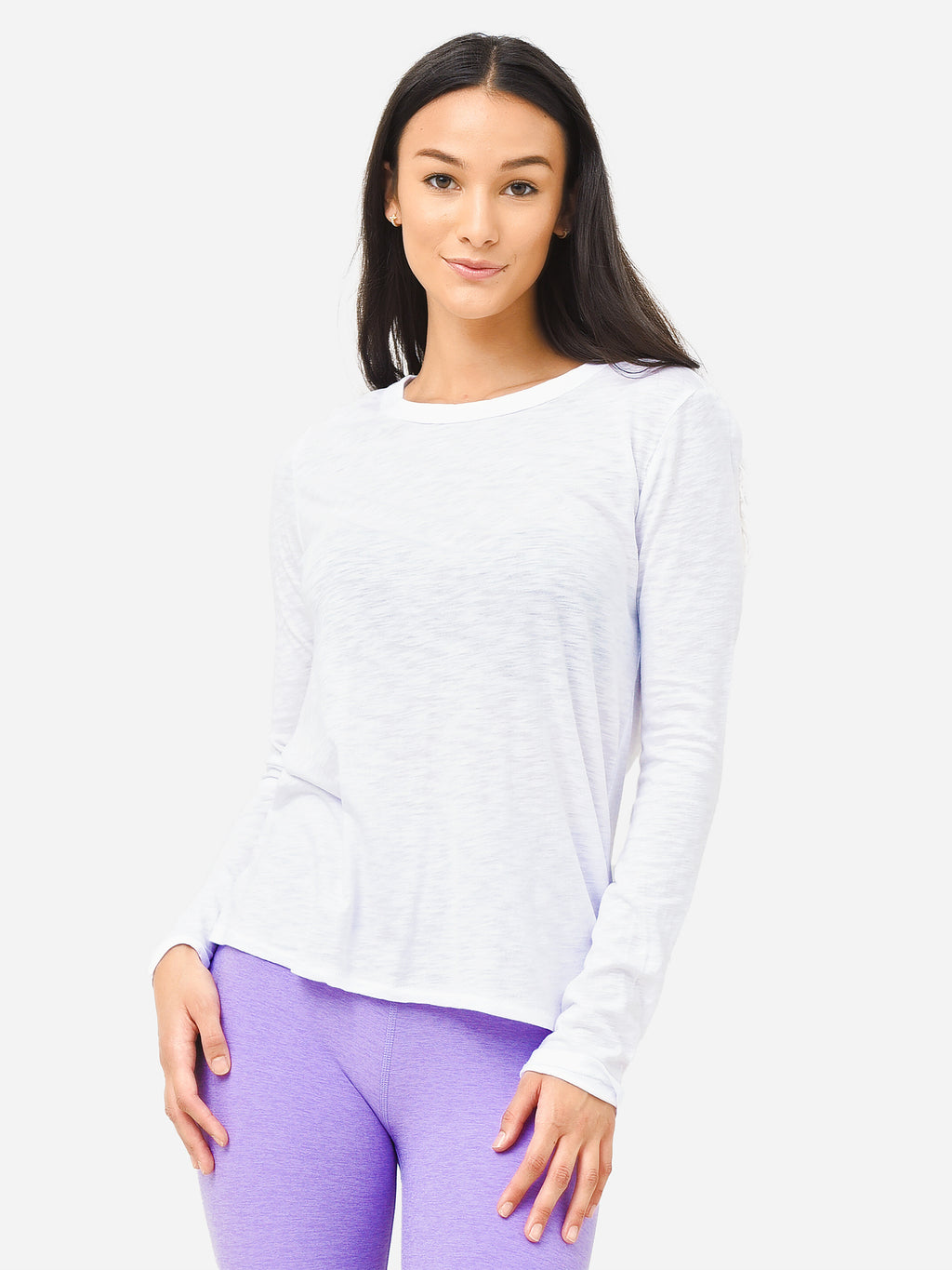 Z Supply Women's Everyday Brushed Slub Long Sleeve Top - Saint Bernard