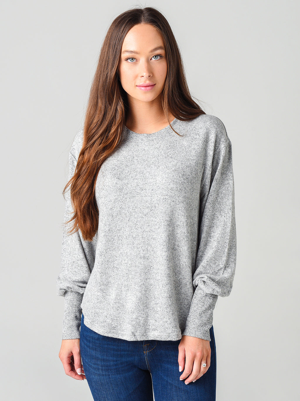 Z Supply Women's Vada Marled Top - Saint Bernard