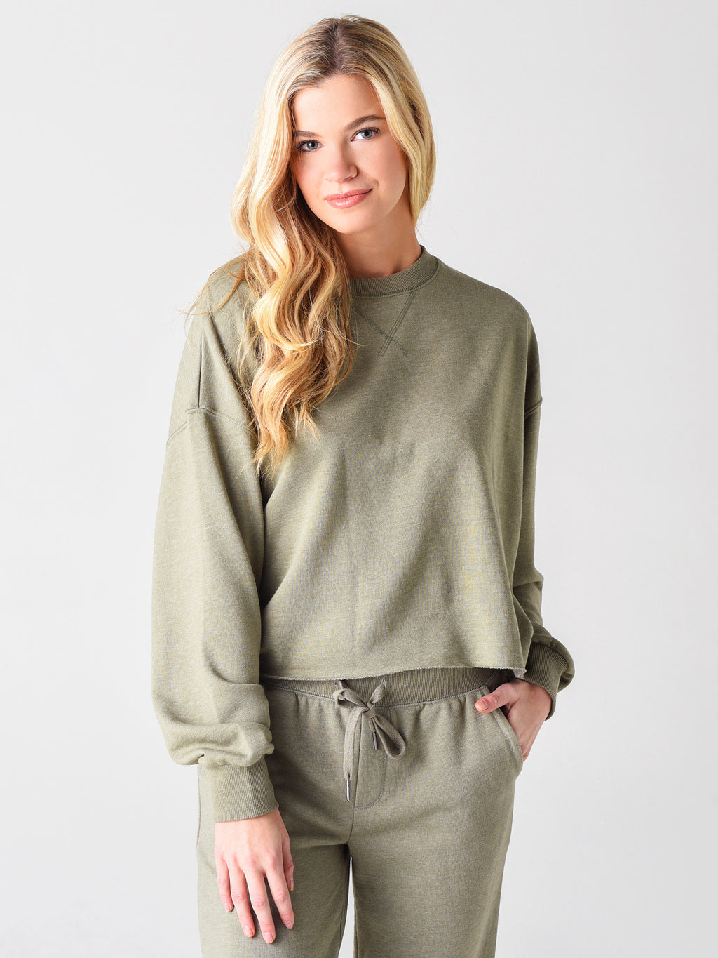 Z Supply Women's Izzy Loop Terry Pullover - Saint Bernard