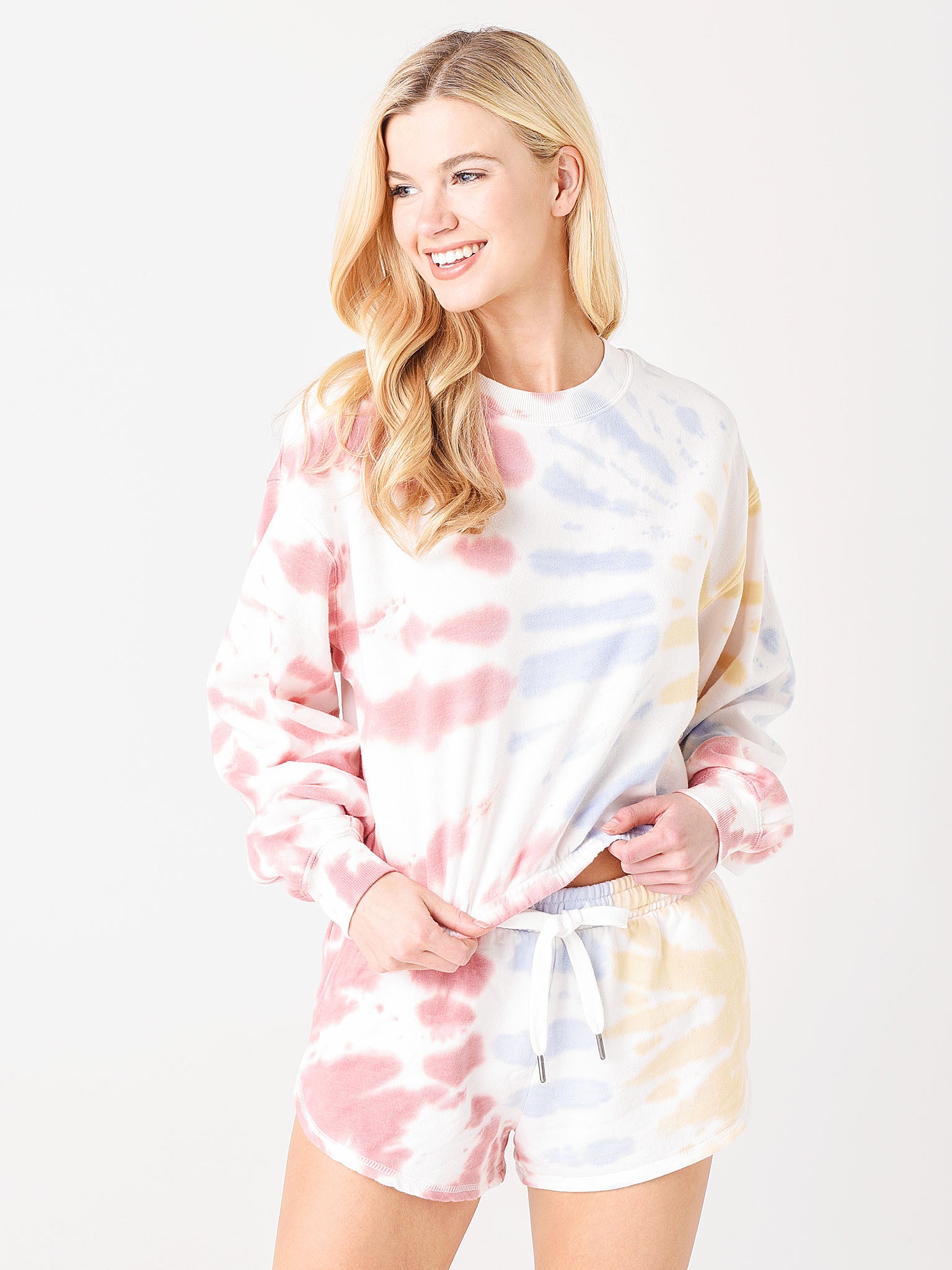 Z Supply Women's Britton Tie-Dye Pullover - Saint Bernard