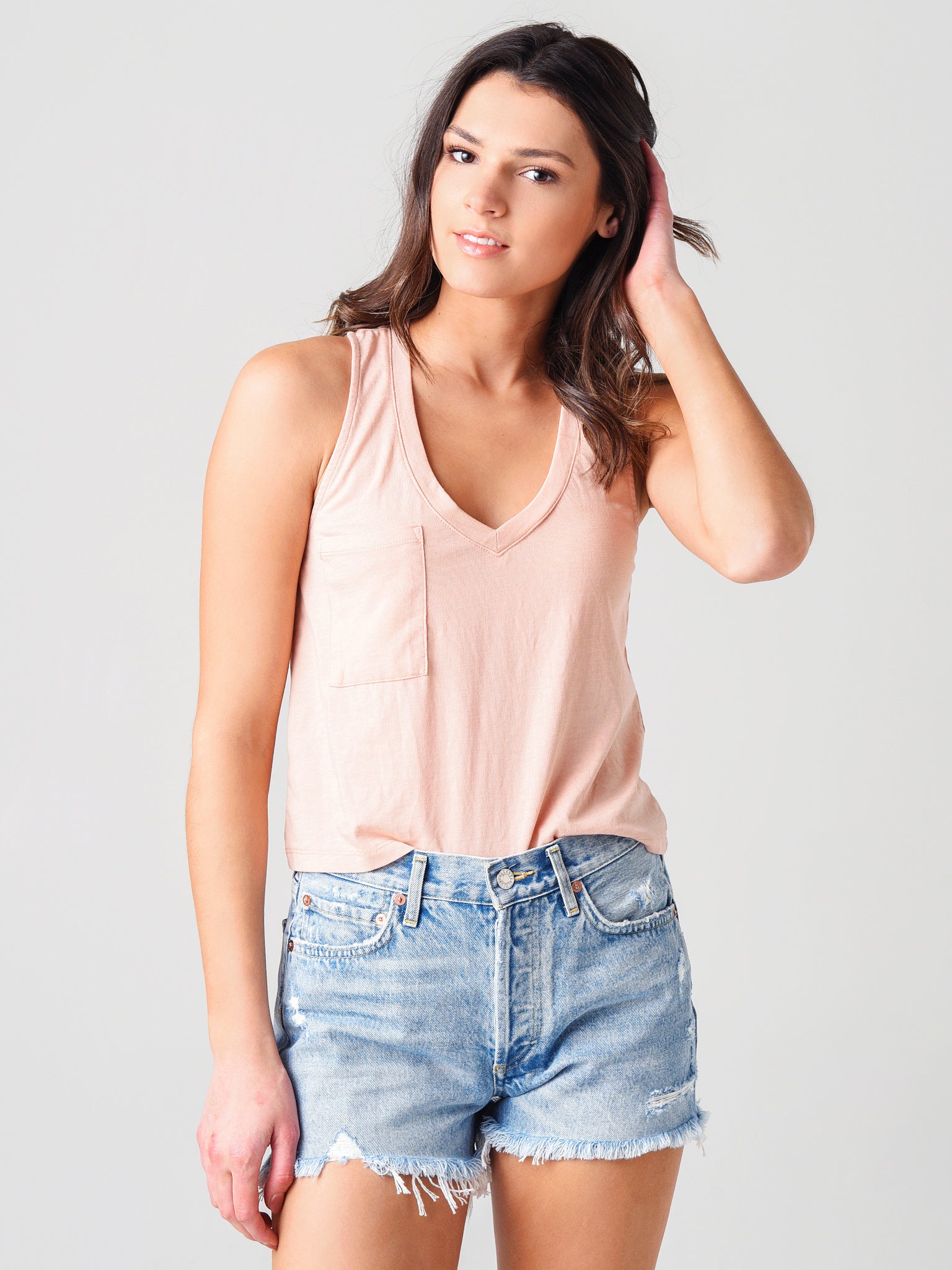 Z Supply Women's Skimmer Pocket Tank - Saint Bernard
