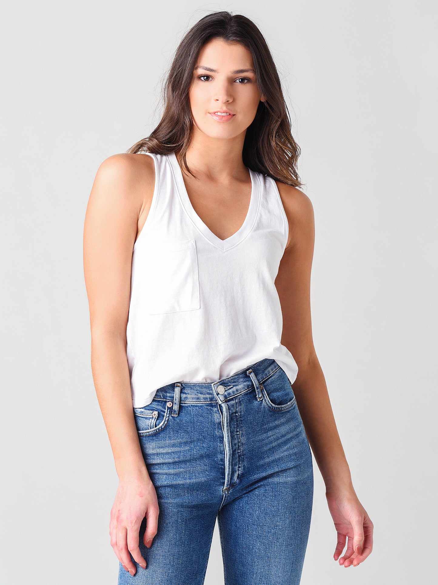 Z Supply Women's Skimmer Pocket Tank - Saint Bernard