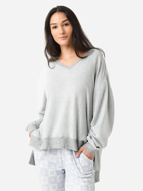 Z Supply Women's Cozy V-Neck Modern Weekender Sweater