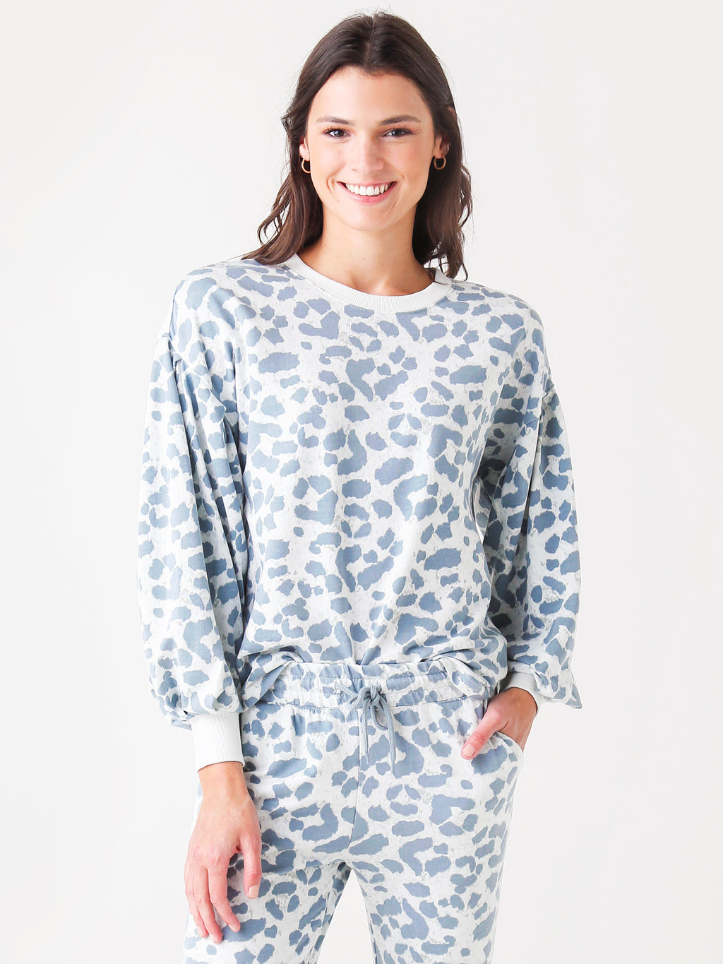 Z Supply Women's Ulla Wildcat Pullover Sweatshirt - Saint Bernard