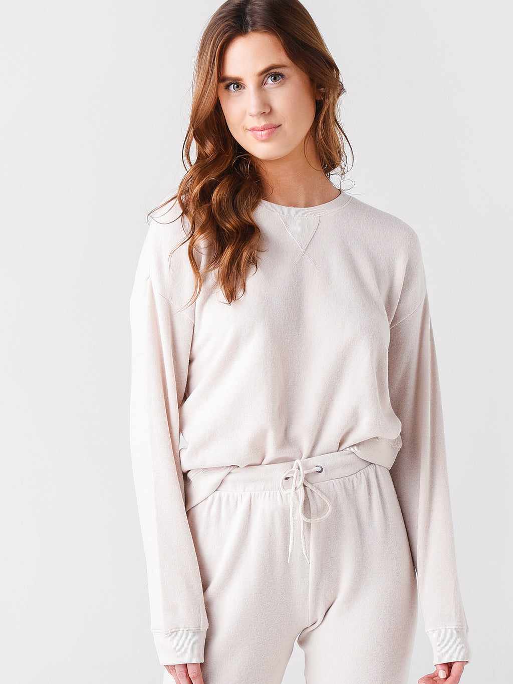 Z Supply Women's Libby Soft Plush Sweatshirt - Saint Bernard