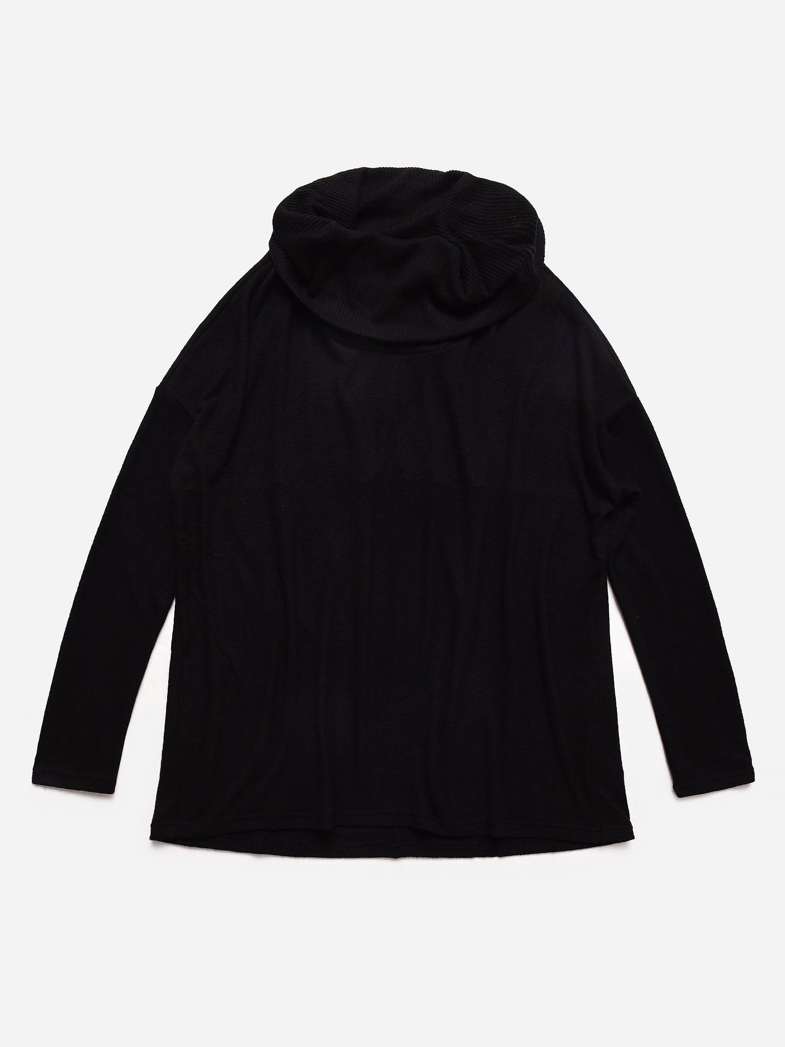 Z Supply Women's Melysa Marled Cowl Neck Top - Saint Bernard