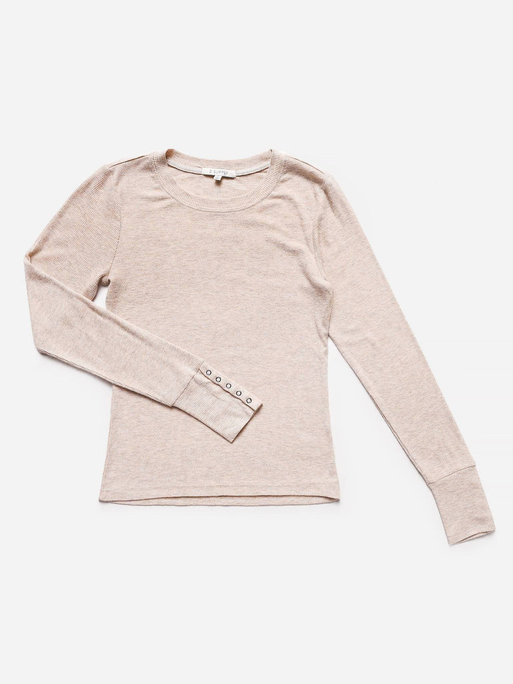 Z Supply Women's Alex Brushed Rib Top - Saint Bernard