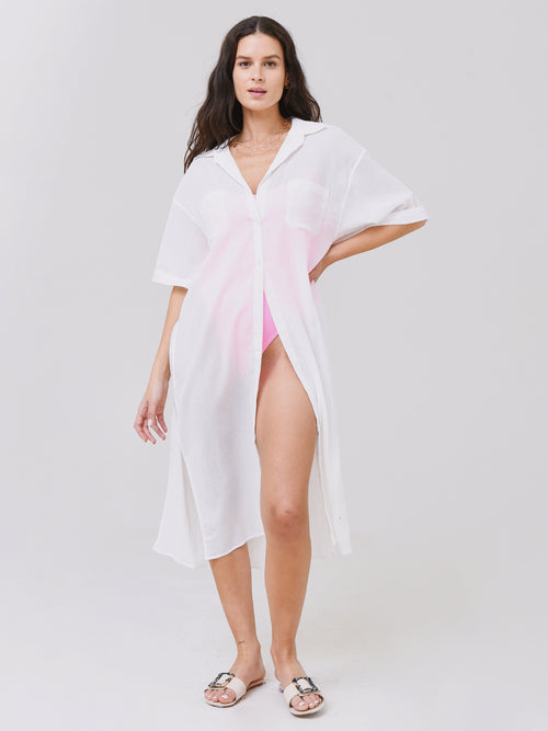 Z Supply Women's Lina Button-Up Duster