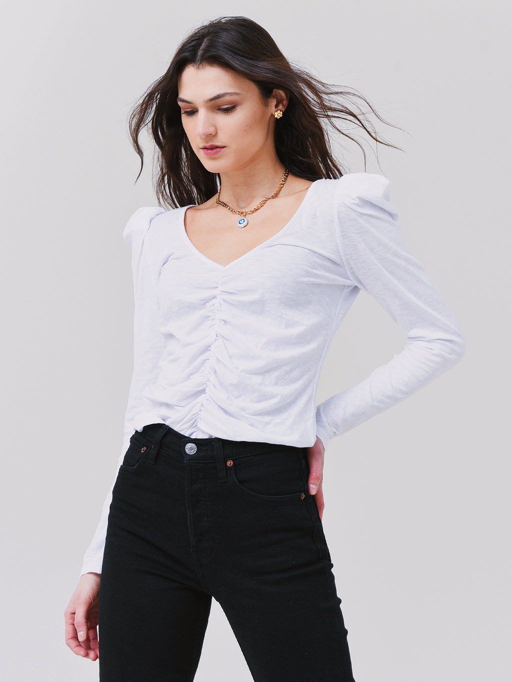 Z Supply Women's Anya Slub Top - Saint Bernard