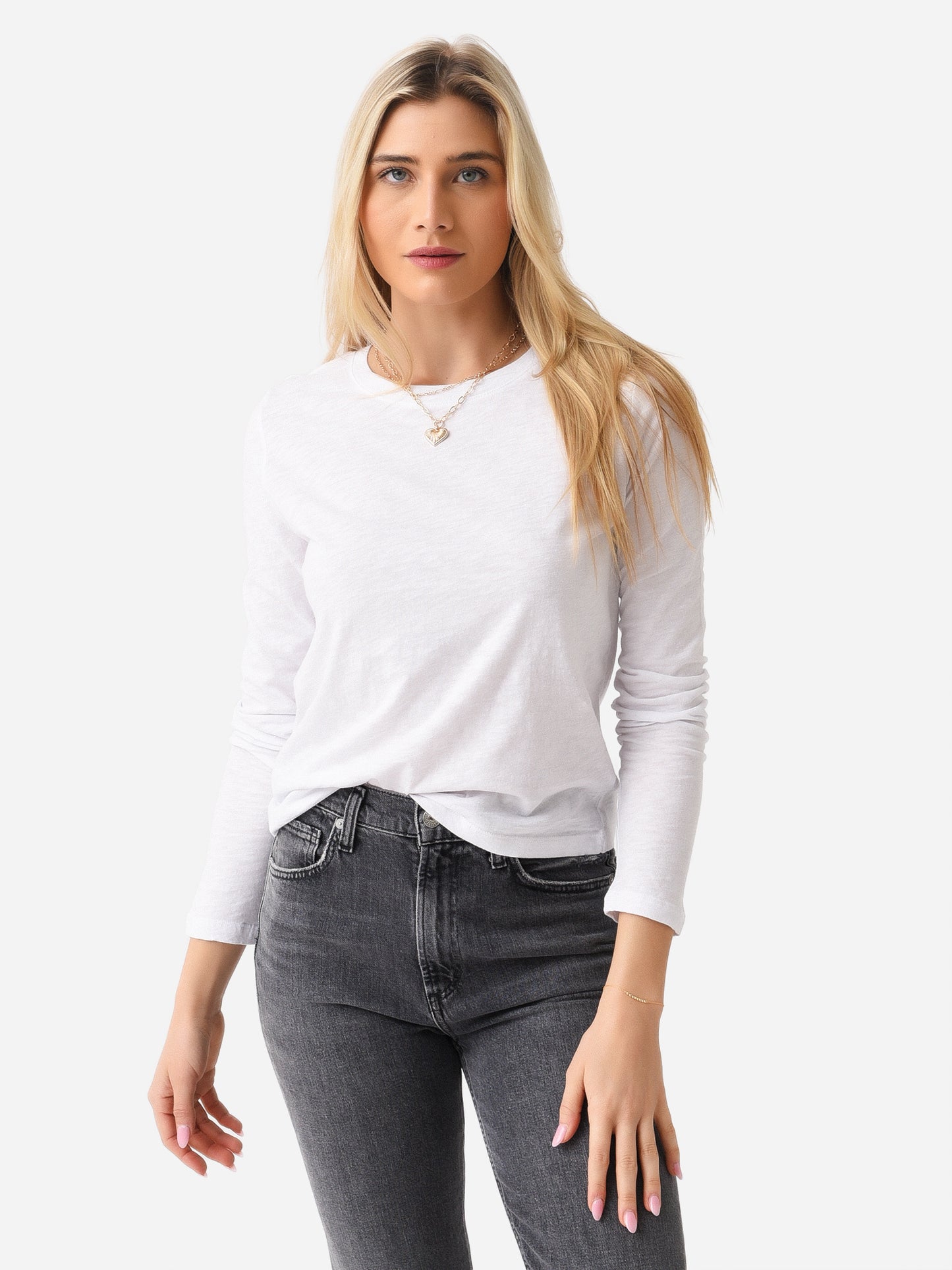 Z Supply Women's Modern Slub Long Sleeve Tee - Saint Bernard