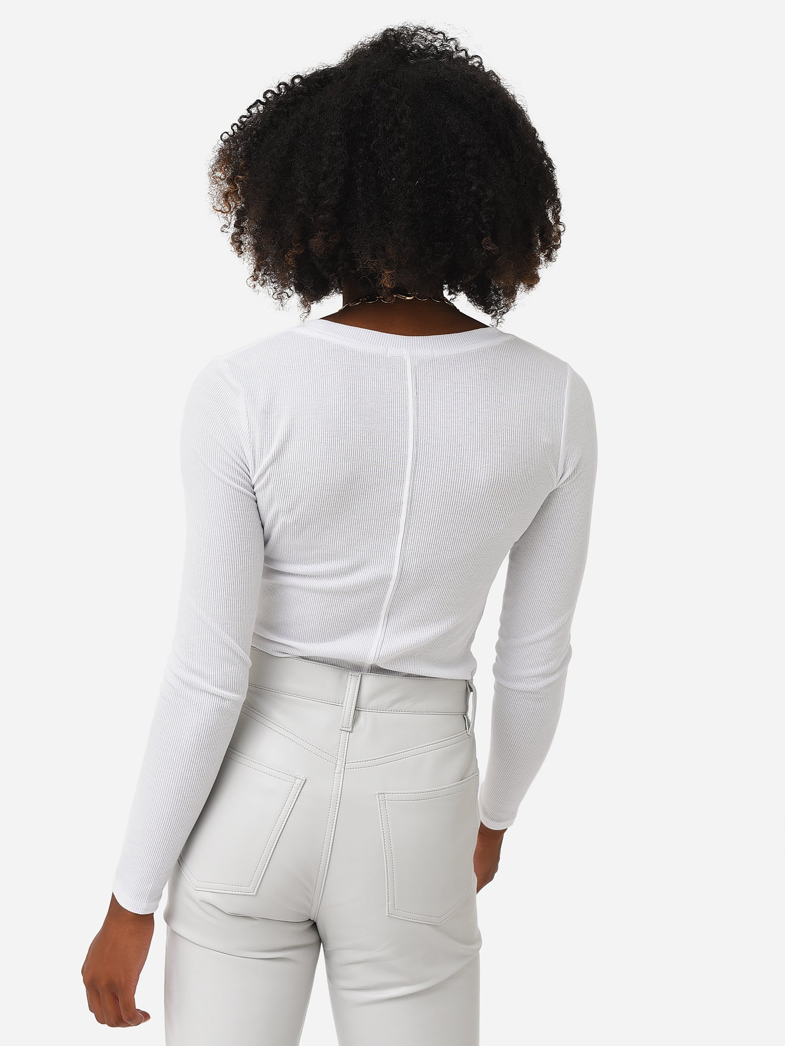 Sirena Rib Ls Tee in Black main image 1