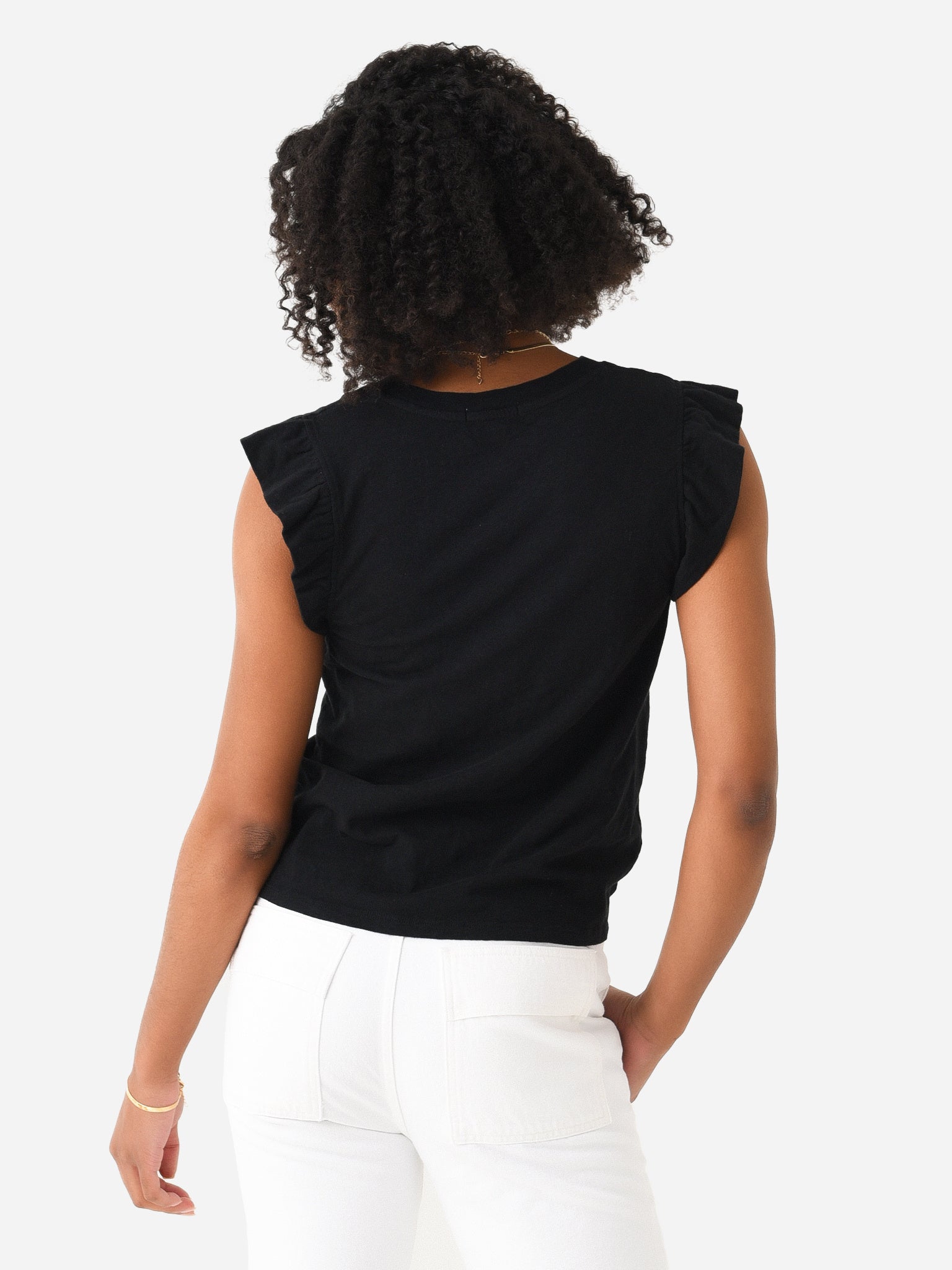 トップス ryota Z Supply Women's Dakota Ruffled Tank | $49.00 | Saint Bernard