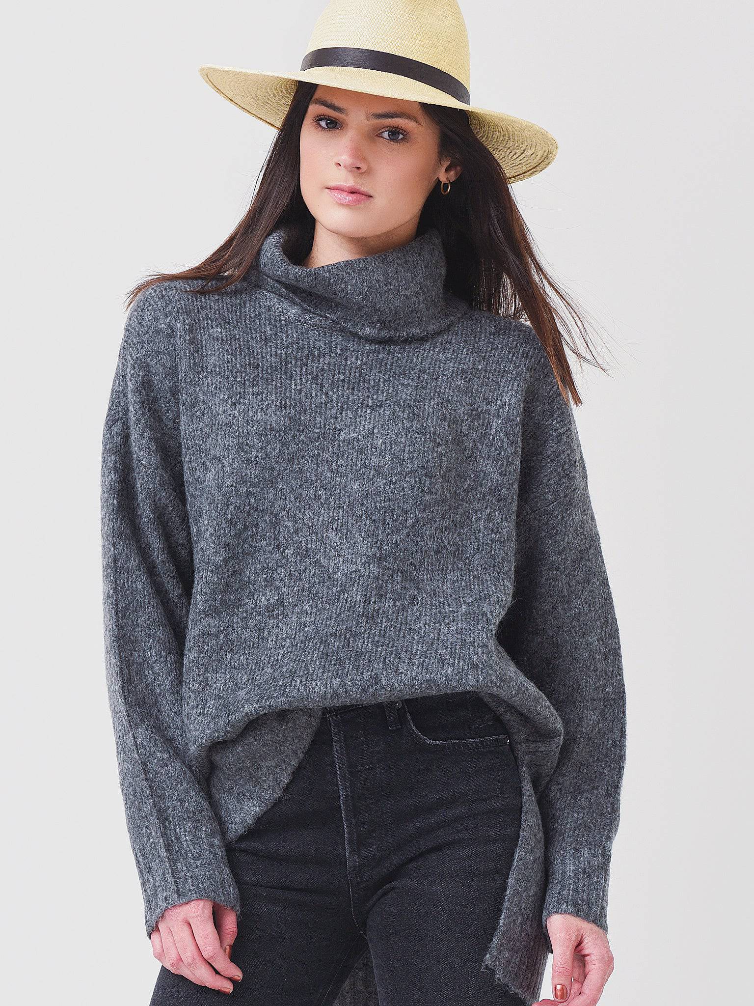 Z Supply Women's Norah Cowl Neck Sweater - Saint Bernard