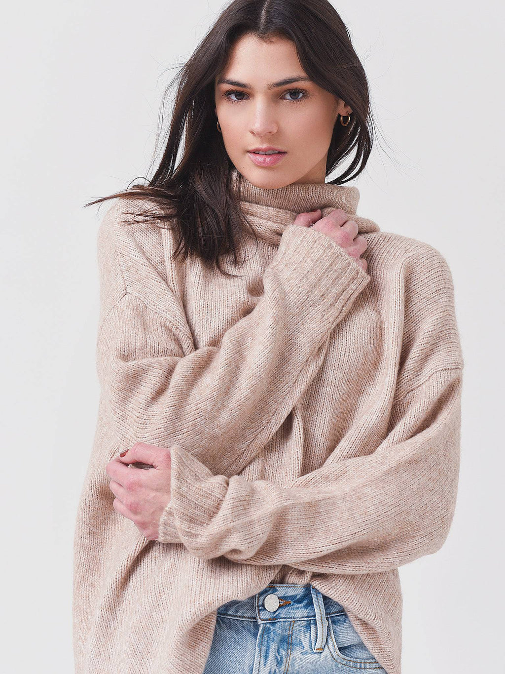 Z Supply Women's Norah Cowl Neck Sweater - Saint Bernard