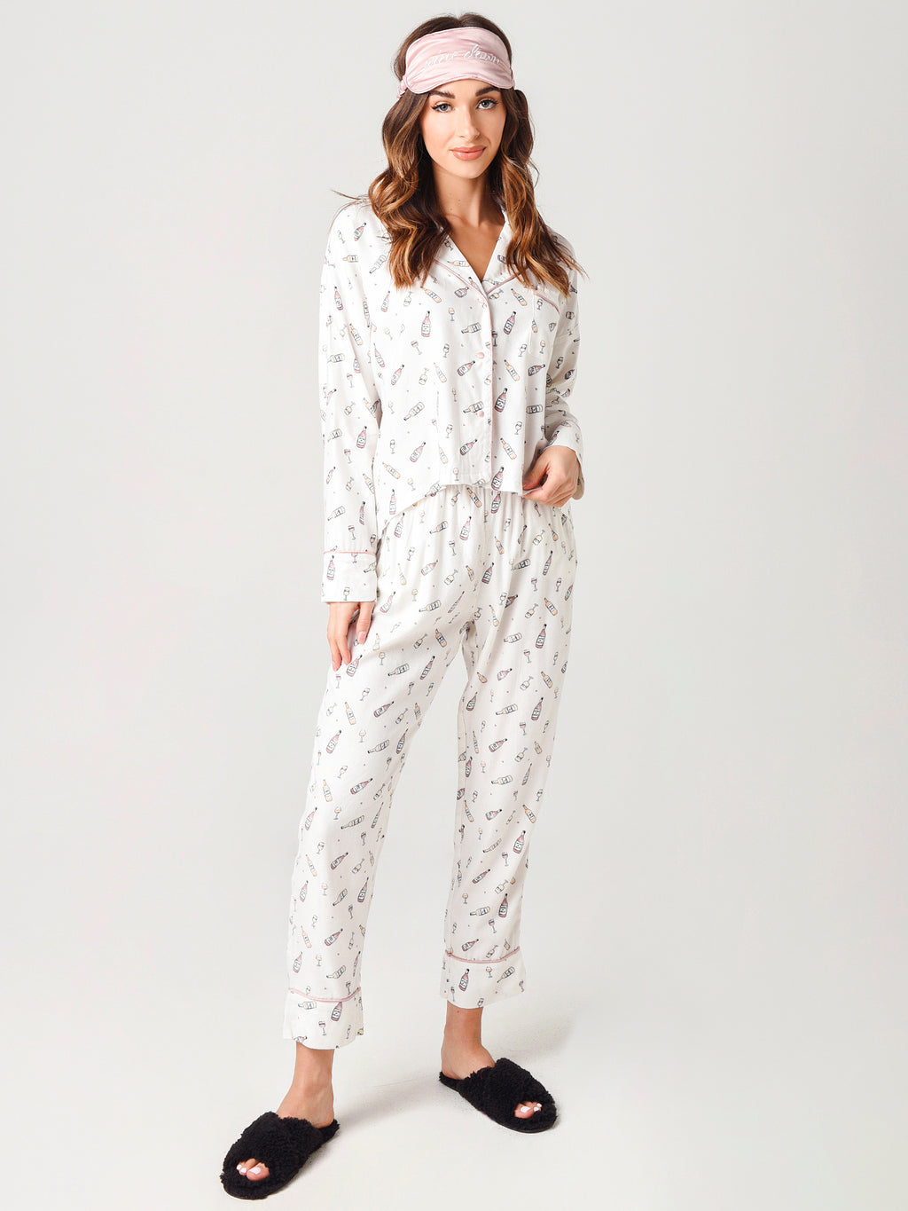 Z Supply Women's Dream State Vino Pajama Set - Saint Bernard