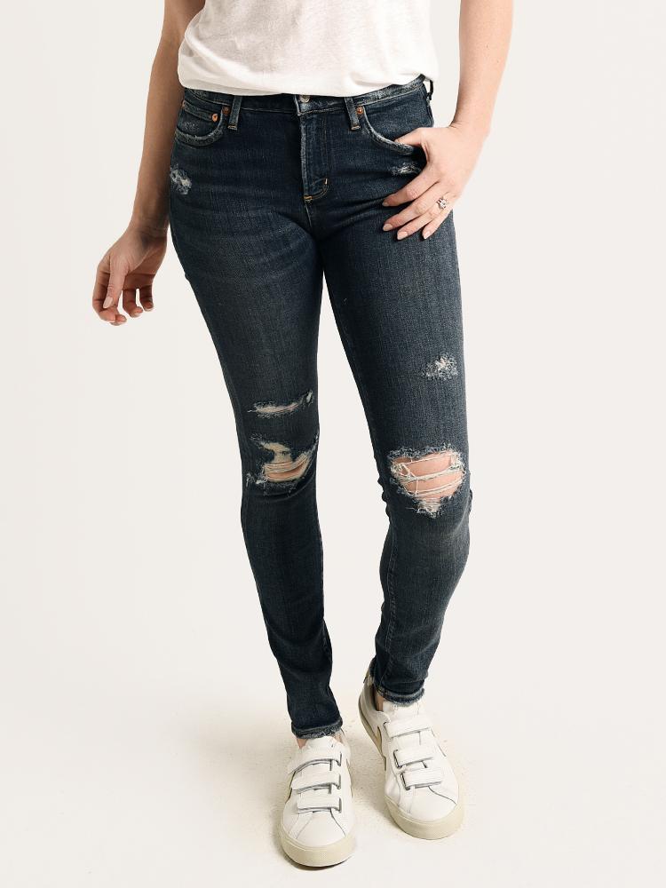 Agolde Women's Sophie High Rise Skinny Jean - Saint Bernard