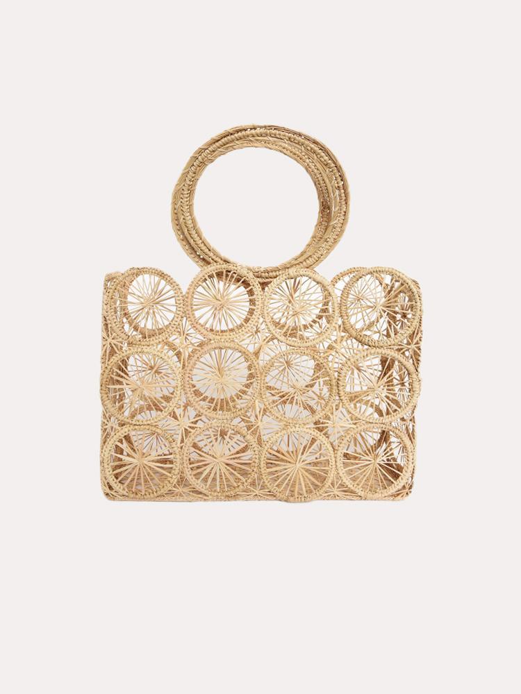 Kaanas Salamina Round Handle Tote - Saint Bernard